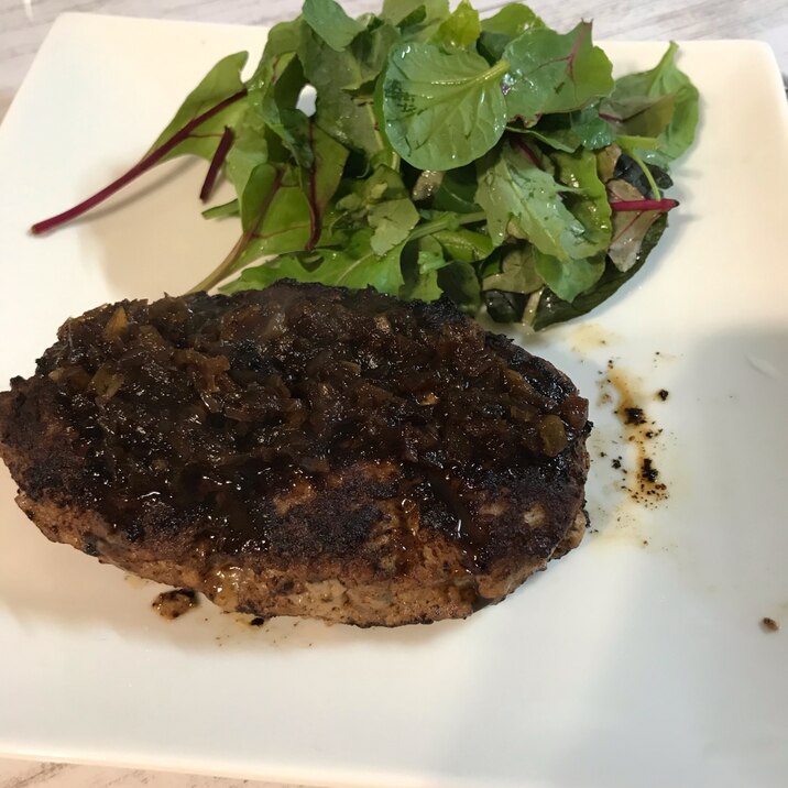 糖質オフハンバーグ!